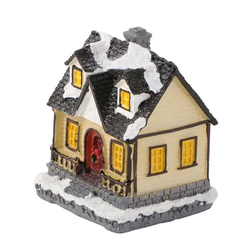 Glowing Colorful Cabin Desktop Christmas Snow House Craft for Home Hotel Office
Glowing Colorful Cabin Desktop Christmas Snow House Craft for Home Hotel Office
