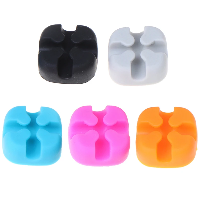 1pc Cable Management Organizer Soft Silicone Cable Winder Colorful Desktop Wire Organizer Cord Protector Holder Clip
1pc Cable Management Organizer Soft Silicone Cable Winder Colorful Desktop Wire Organizer Cord Protector Holder Clip