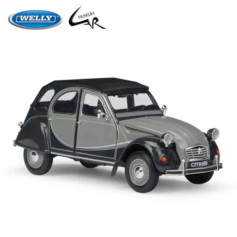 Welly 1:24 Model Car Diecast Scale CITROEN 2CV 6 Charleston Classic Alloy Vehicle Metal Toy Kids Gift Collections 
Welly 1:24 Model Car Diecast Scale CITROEN 2CV 6 Charleston Classic Alloy Vehicle Metal Toy Kids Gift Collections