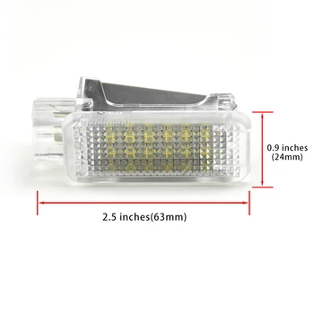 차량용 실내 발판 트렁크 부트 카고 도어 라이트 램프 LED 유닛, 아우디 A3 A4 A8, 폭스바겐 GTi 골프 EOS용