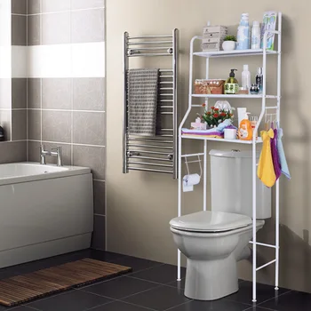 Toilet Toilet Rack Without Punching Washing Machine Storage Rack Three-layer Floor Metal Paint Waterproof And Rustproof Durable
Toilet Toilet Rack Without Punching Washing Machine Storage Rack Three-layer Floor Metal Paint Waterproof And Rustproof Durable