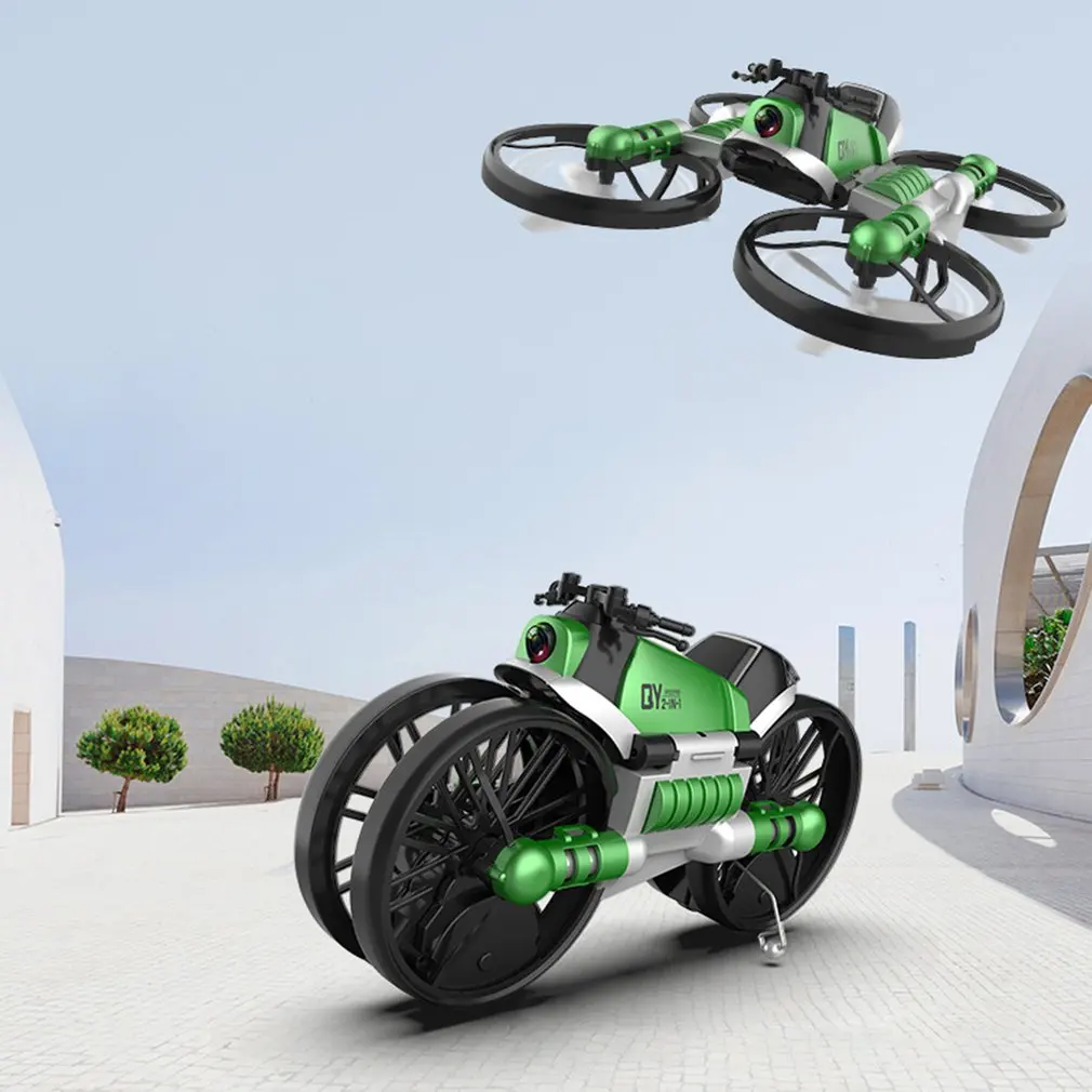 2020new 2.4G remote control Helicopter deformation motorcycle folding four-axis aircraft RC Quadcopter toy for kid 2-in-1 RC Toy
2020new 2.4G remote control Helicopter deformation motorcycle folding four-axis aircraft RC Quadcopter toy for kid 2-in-1 RC Toy