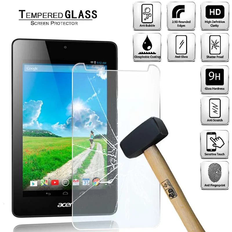 Tablet Tempered Glass Screen Protector Cover for Acer Iconia One 7 B1-730 HD 9H Tempered Glass Screen Protector Film
Tablet Tempered Glass Screen Protector Cover for Acer Iconia One 7 B1-730 HD 9H Tempered Glass Screen Protector Film