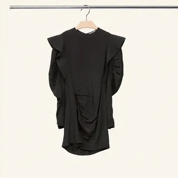 Women Black Long Sleeve Slim Mini Dress 2020 New Women Spring Summer Ruffled OL Wear Elegant Dresses
Women Black Long Sleeve Slim Mini Dress 2020 New Women Spring Summer Ruffled OL Wear Elegant Dresses