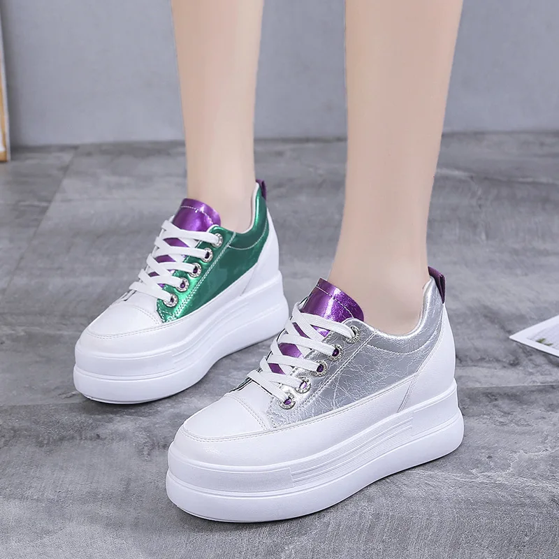 2019 Autumn New Style Mixed Colors Lace-up Women's Extra High Casual Shoes Anti-slip Thick Bottomed White Shoes Fashion
2019 Autumn New Style Mixed Colors Lace-up Women's Extra High Casual Shoes Anti-slip Thick Bottomed White Shoes Fashion