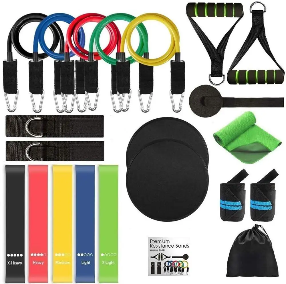 21Pcs/Set Latex Resistance Bands Gym Door Anchor Ankle Straps With Bag Kit Set Yoga Exercise Fitness Band Rubber Loop Tube Bands
21Pcs/Set Latex Resistance Bands Gym Door Anchor Ankle Straps With Bag Kit Set Yoga Exercise Fitness Band Rubber Loop Tube Bands
