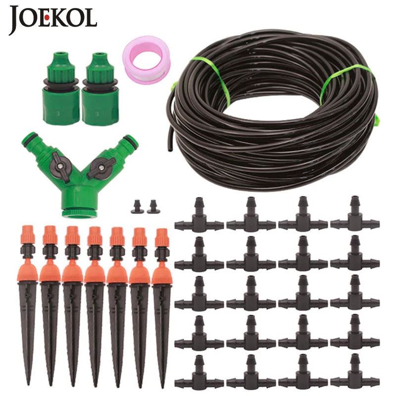 DIY Automatic Micro Drip Irrigation System Garden Irrigation Spray Self Watering Kits with Adjustable Dripper
DIY Automatic Micro Drip Irrigation System Garden Irrigation Spray Self Watering Kits with Adjustable Dripper