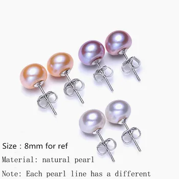 Silver 925 Jewelry Natural Freshwater Pearl Earrings Popular Jewelry Earrings For Women Engagement Wedding Pearl Ear Studs
Silver 925 Jewelry Natural Freshwater Pearl Earrings Popular Jewelry Earrings For Women Engagement Wedding Pearl Ear Studs