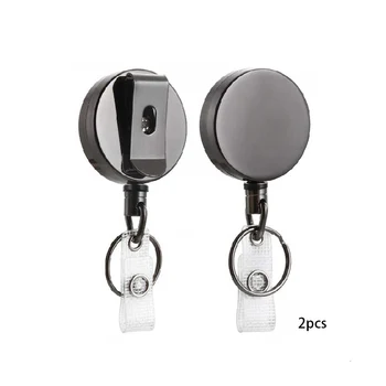 2pcs Key Ring Heavy Duty Metal Pull Clip Lanyard Office Name Card Badge Holder Reel Retractable Belt ID Keychain Recoil
2pcs Key Ring Heavy Duty Metal Pull Clip Lanyard Office Name Card Badge Holder Reel Retractable Belt ID Keychain Recoil