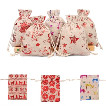 Christmas Gift Bags Burlap Elk Candy Sweet Treat Bags Xmas Festival Gifts Holders Bake Biscuit Cookies Packaging Storage Pouch
Christmas Gift Bags Burlap Elk Candy Sweet Treat Bags Xmas Festival Gifts Holders Bake Biscuit Cookies Packaging Storage Pouch