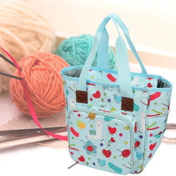 Knitting Bag Yarn Storage Organizer Knitting Tote Basket Needles Crochet Bags
Knitting Bag Yarn Storage Organizer Knitting Tote Basket Needles Crochet Bags