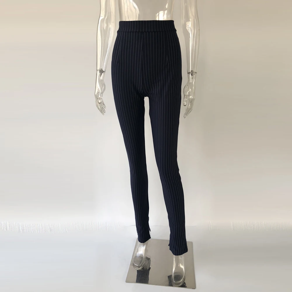 JUKPOP White Stripe Office Pants