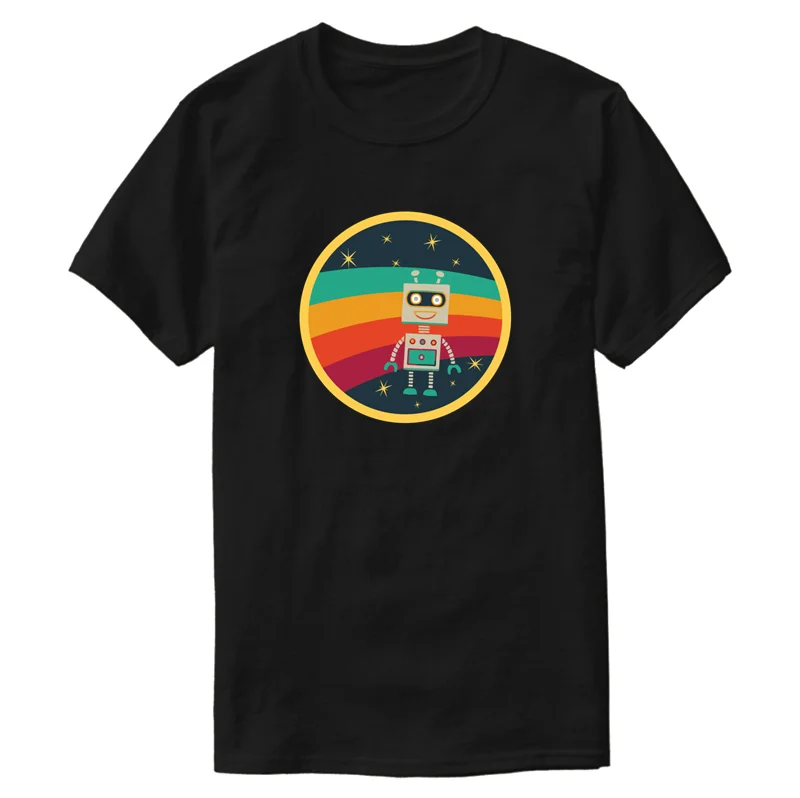 Cool Robot Space Universe Rainbow Robotics Popular Clothes Tshirt Male Formal Gift Men's T Shirt Fitness Crew Neck
Cool Robot Space Universe Rainbow Robotics Popular Clothes Tshirt Male Formal Gift Men's T Shirt Fitness Crew Neck