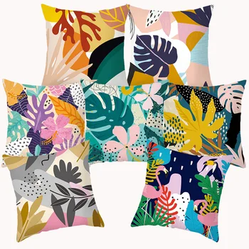 Tropical Plant Pillow Cover Cushion Covers 45x45 Decorative Sofa Cushion Throw Pillows Home Decor Pillowcase housse de coussin
Tropical Plant Pillow Cover Cushion Covers 45x45 Decorative Sofa Cushion Throw Pillows Home Decor Pillowcase housse de coussin