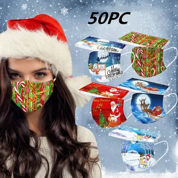 50Pc Christmas Print Masks for Protection Face Mask Disposable Earloop Mask Fast Shipping Health Care Covers Mouths 3Ply Adult
50Pc Christmas Print Masks for Protection Face Mask Disposable Earloop Mask Fast Shipping Health Care Covers Mouths 3Ply Adult