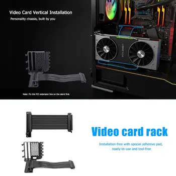 Desktop Case Graphics Card Holder Stand Extension Mounting Bracket with graphics for 7 PCI Chassis PC Case Support
Desktop Case Graphics Card Holder Stand Extension Mounting Bracket with graphics for 7 PCI Chassis PC Case Support