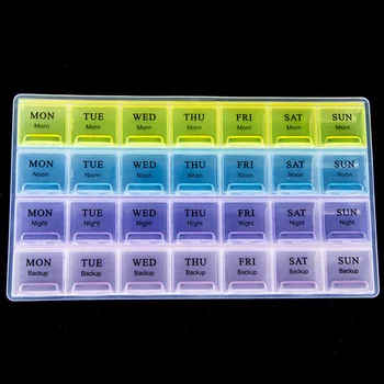 28 grid Seven Days ONE Week And Receive Case With Mini Kit Portable Small Seal Points Medicine Container Pills Pill Box Storage
28 grid Seven Days ONE Week And Receive Case With Mini Kit Portable Small Seal Points Medicine Container Pills Pill Box Storage