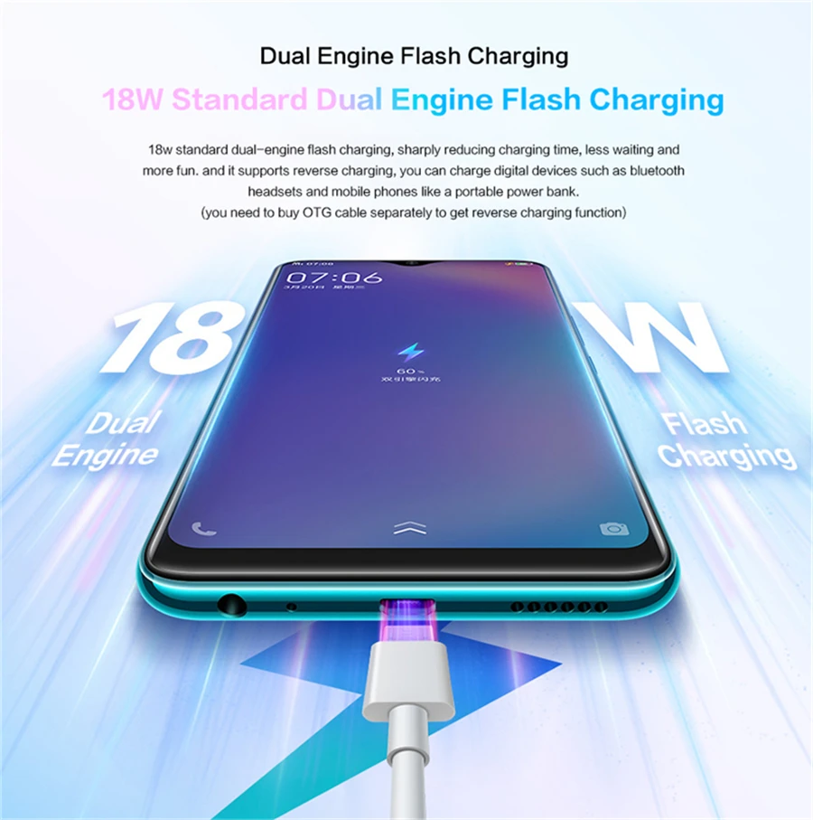vivo U3x Snapdragon665 Octa Core Mobile Phone Android 5000mAh Quick Charge 6.35