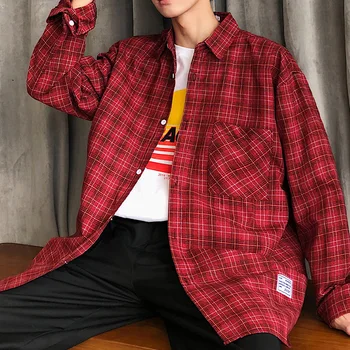 Men Spring Autumn New Shirt Long Sleeve Wild Loose Casual Male Shirts Korean Version Cardigan Fashion Plaid Print Men Shirt
Men Spring Autumn New Shirt Long Sleeve Wild Loose Casual Male Shirts Korean Version Cardigan Fashion Plaid Print Men Shirt