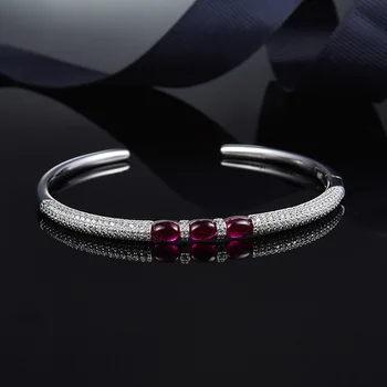 Fashion design pink gems candy bracelet for women wedding gift cubic zirconia 925 sterling silver open bangle Monaco jewelry
Fashion design pink gems candy bracelet for women wedding gift cubic zirconia 925 sterling silver open bangle Monaco jewelry