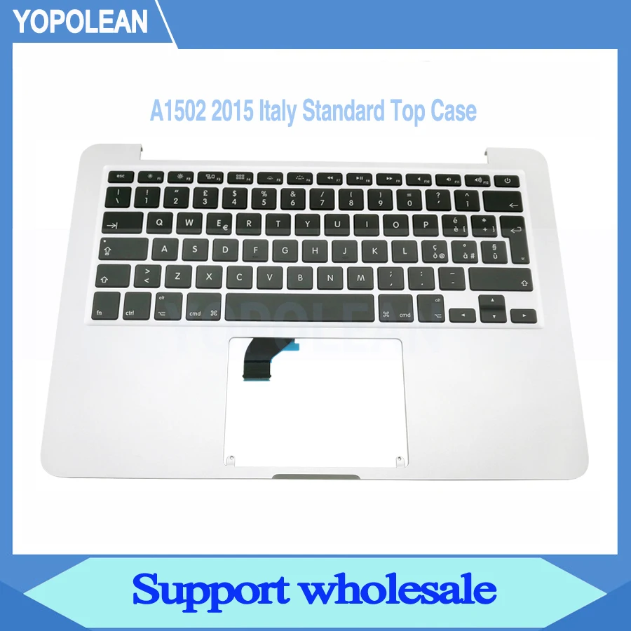 New Topcase Top Case Palmrest + Italy Keyboard + Backlight For Macbook Pro Retina 13" A1502 2015 EMC 2835
New Topcase Top Case Palmrest + Italy Keyboard + Backlight For Macbook Pro Retina 13" A1502 2015 EMC 2835