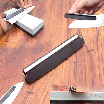 15 degrees angle guide knife sharpener Practical Sharpener Fixed Angle Grinding Auxiliary tools Angle correction Knife holder
15 degrees angle guide knife sharpener Practical Sharpener Fixed Angle Grinding Auxiliary tools Angle correction Knife holder