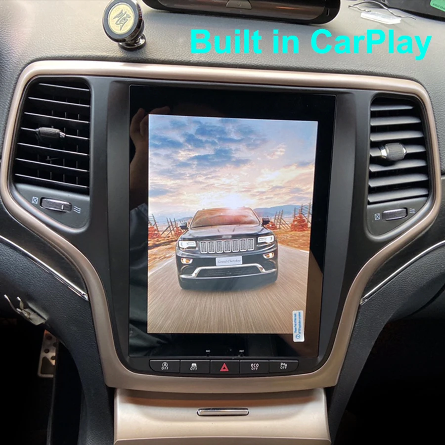 Автомобильный видеопроигрыватель с радио 10 4 дюймов Android 11 для Jeep Grand Cherokee 2015 2016 2014