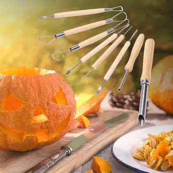 13pcs/Set Carving Cutter Stainless Steel Pumpkin Shaper Multifunctional and Practical for Halloween Christmas Pumpkin
13pcs/Set Carving Cutter Stainless Steel Pumpkin Shaper Multifunctional and Practical for Halloween Christmas Pumpkin