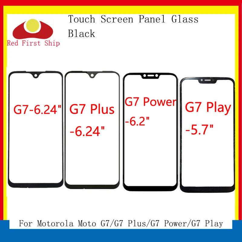Сенсорный экран 10 шт./лот для Motorola Moto G7/G7 Plus/G7 Play/G7 Power сенсорная панель передний