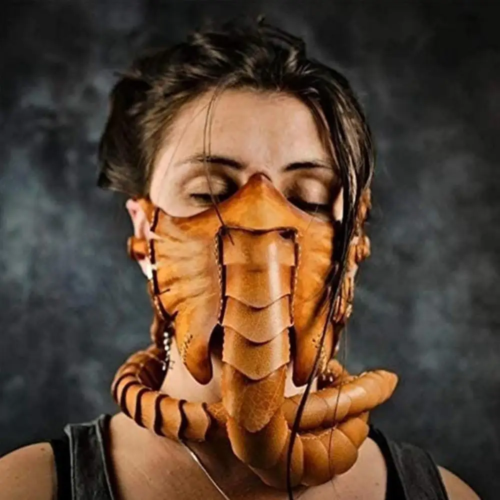 2021 Halloween Horror Prop Rubber Scary Half Face Facehugger Scorpion Mask Scary Scorpion Mask
2021 Halloween Horror Prop Rubber Scary Half Face Facehugger Scorpion Mask Scary Scorpion Mask