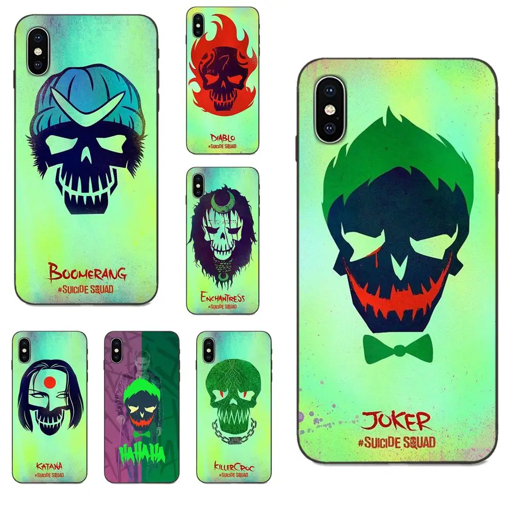 

Phone Case Silicone For Xiaomi Redmi Note 3 3S 4 4A 4X 5 5A 6 6A 7 7A K20 Plus Pro S2 Y2 Y3 Suicide Squad Joker Harley Quinn