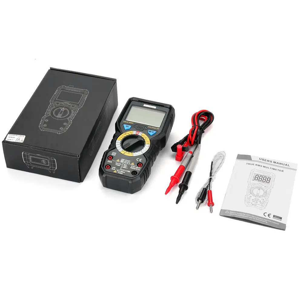 True RMS Value Digital Multimeter Temperature Capacitance Frequency Test Auto Power Off Low Voltage Indication Backlight
True RMS Value Digital Multimeter Temperature Capacitance Frequency Test Auto Power Off Low Voltage Indication Backlight