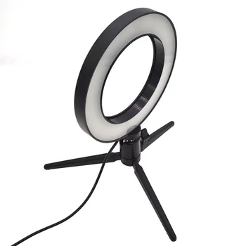6' LED Ring Fill Light With USB Plug 5500K Dimmable Lighting Kit for Makeup Camera Phones
6' LED Ring Fill Light With USB Plug 5500K Dimmable Lighting Kit for Makeup Camera Phones