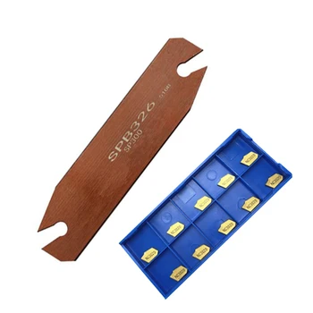 1PC SPB326 Parting Grooving Cutting Off with 10pcs SP300 Cut-Off Carbide Insert CNC lathe tools high quality machining
1PC SPB326 Parting Grooving Cutting Off with 10pcs SP300 Cut-Off Carbide Insert CNC lathe tools high quality machining