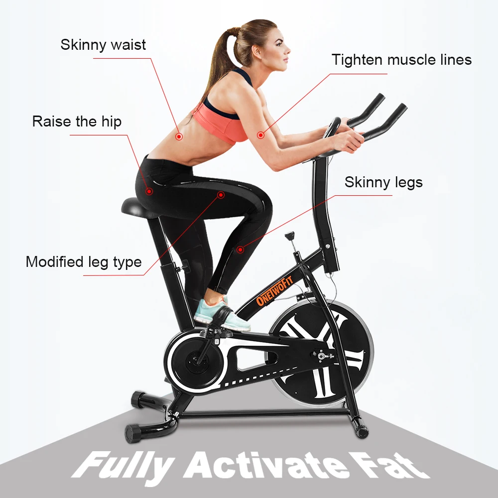 ONETWOFIT Mute Bicycle Spinning Bike Dynamic Bicycle Fitness Equipment Indoor Home Gym Exercise Cycling Training Deporte en Casa
ONETWOFIT Mute Bicycle Spinning Bike Dynamic Bicycle Fitness Equipment Indoor Home Gym Exercise Cycling Training Deporte en Casa