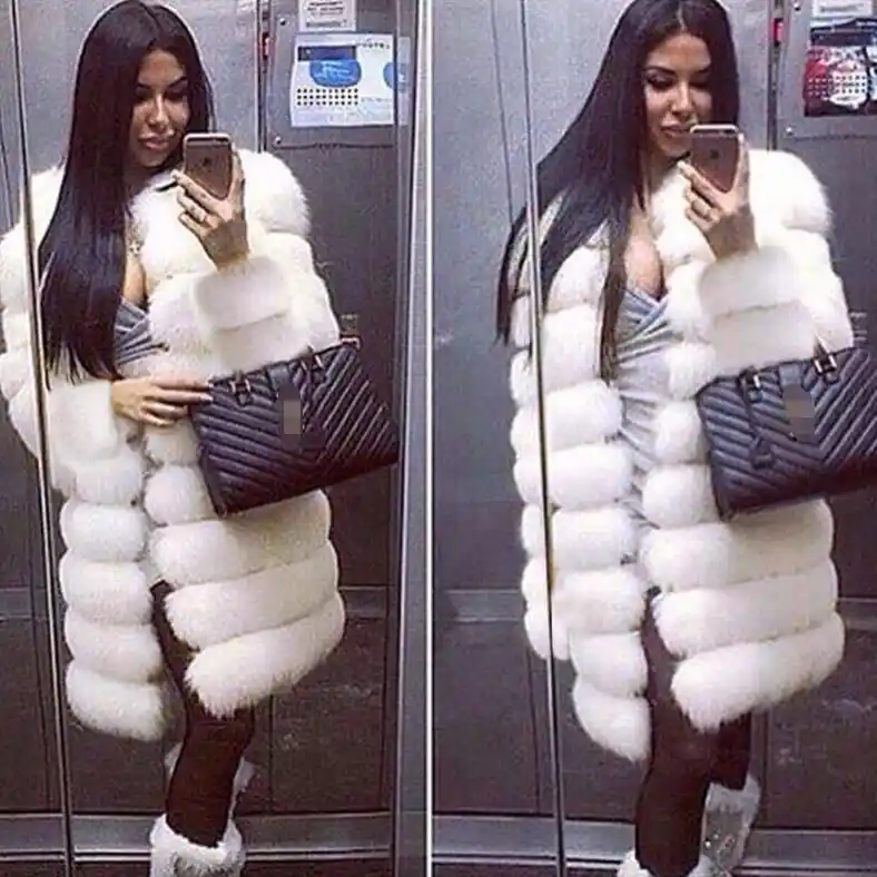 faux fur parka jacket womens