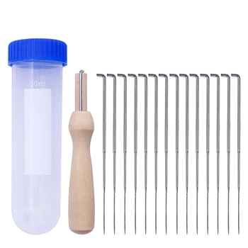 Nonvor 100 Pcs 4 Sizes Felt Craft Felting Needles DIY Wool Needles Set Hand Craft Needle Felting Tools
Nonvor 100 Pcs 4 Sizes Felt Craft Felting Needles DIY Wool Needles Set Hand Craft Needle Felting Tools
