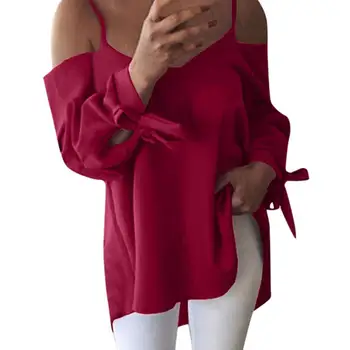 Sexy Solid Color Women V-neck Cold Shoulder Long Sleeve Loose Shirt Blouse Top 2020 New Fashtion womens top and blouses
Sexy Solid Color Women V-neck Cold Shoulder Long Sleeve Loose Shirt Blouse Top 2020 New Fashtion womens top and blouses