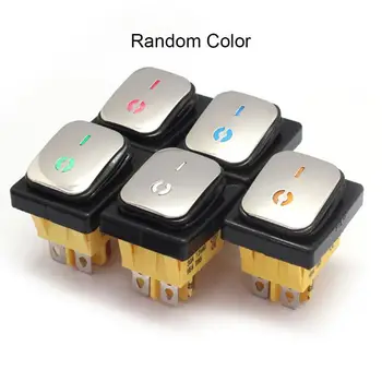 Waterproof Rocker Switch Stainless Steel Surface 30A 220V LED 4Pin IP67 On-Off E7CB
Waterproof Rocker Switch Stainless Steel Surface 30A 220V LED 4Pin IP67 On-Off E7CB