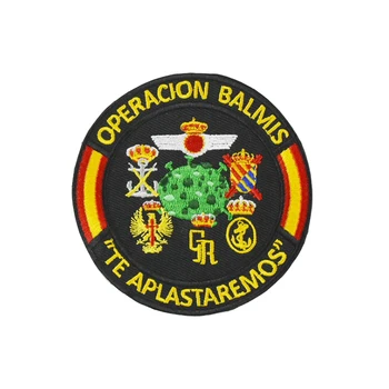 BALMIS Embroidery Spanish Army Hook and Loop Badges Applique Stickers Military Accessories Patch for Clothing Decoration Jacket
BALMIS Embroidery Spanish Army Hook and Loop Badges Applique Stickers Military Accessories Patch for Clothing Decoration Jacket