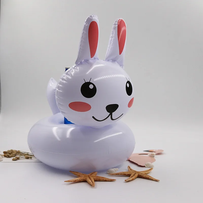 Cute Rabbit Inflatable Coasters PVC Inflatable Water Floating Beverage Cup Saucer Cup Holder Cup Mat
Cute Rabbit Inflatable Coasters PVC Inflatable Water Floating Beverage Cup Saucer Cup Holder Cup Mat