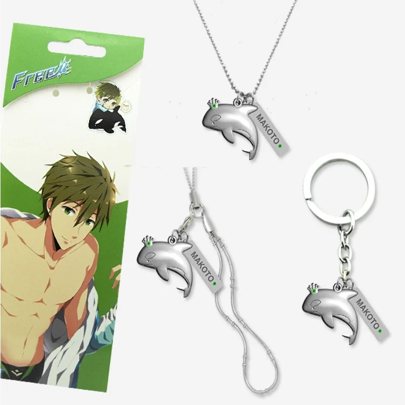 Wholesale 5 Pcs Free Eternal Summer Anime Necklace Key Chain Mobile Phone Line Sea Dolphin Whale Butterfly Shark Shape Accessory
Wholesale 5 Pcs Free Eternal Summer Anime Necklace Key Chain Mobile Phone Line Sea Dolphin Whale Butterfly Shark Shape Accessory
