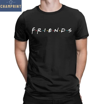 Desfrute de Estilo e Conforto Máximos com a Nova Camiseta Masculina de 2024 12 Men T-Shirt Friends TV Show F.R.I.E.N.D.S Awesome 100% Cotton Tee Shirt Short Sleeve T Shirts O Neck Tops Gift