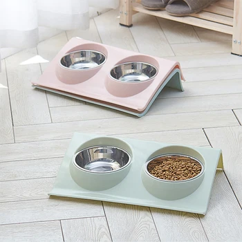 Stainless Steel Material Double Pet Bowls Food Water Feeder for Dog Cat Clean And Hygienic Feeding Dishes Bowl Pet Supplies
Stainless Steel Material Double Pet Bowls Food Water Feeder for Dog Cat Clean And Hygienic Feeding Dishes Bowl Pet Supplies