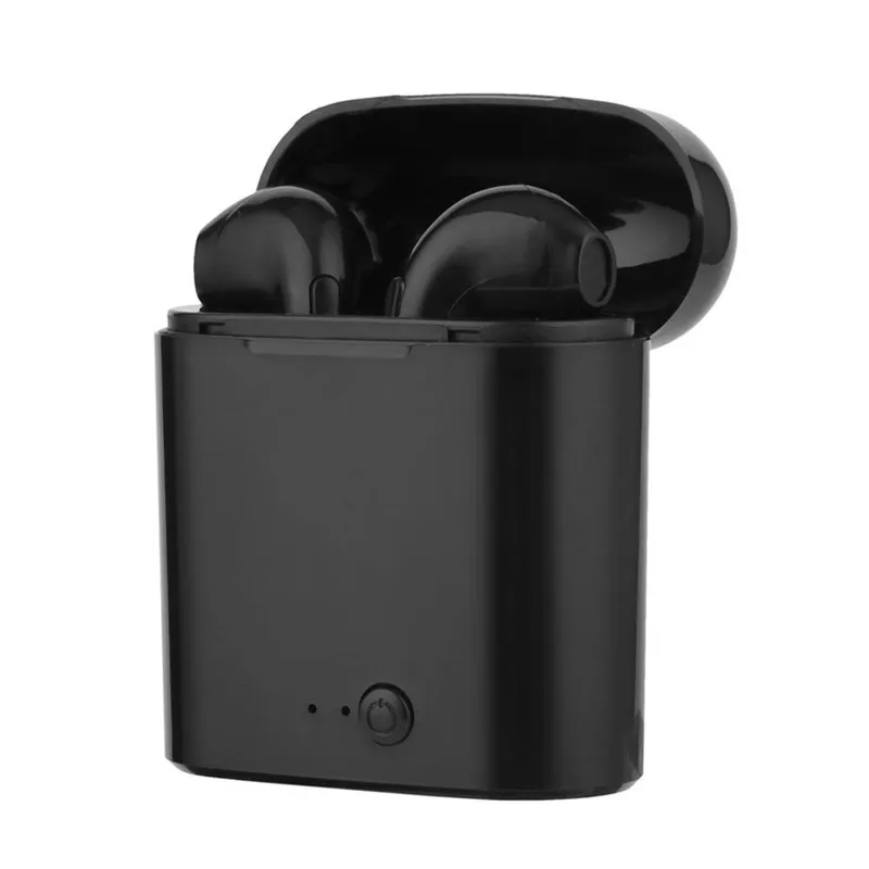 Портативные TWS наушники I7 I7S Bluetooth 5 0 беспроводные с зарядным устройством