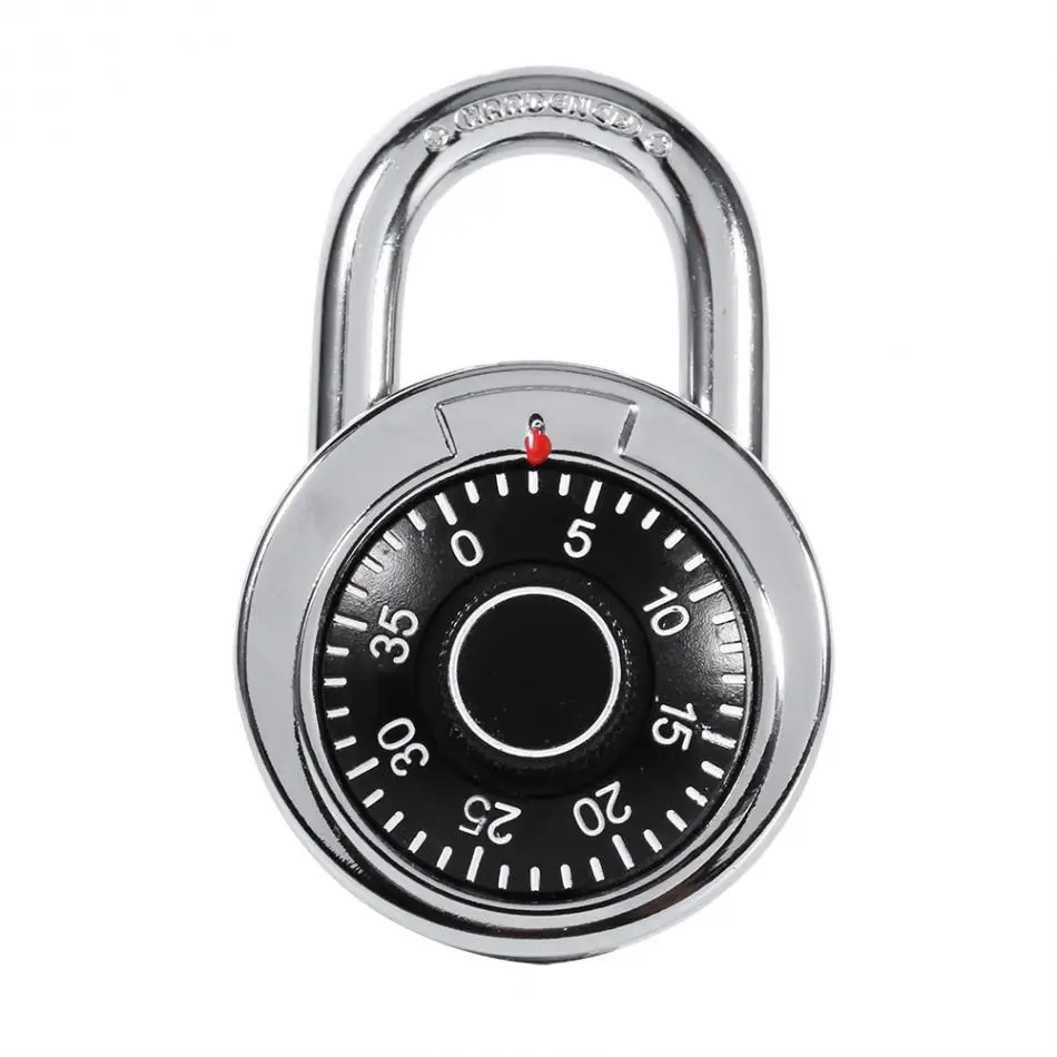 1Pcs Coded Lock Rotary Padlock Digit Combination Code Lock Safe Round Dial Number Luggage Suitcase Security
1Pcs Coded Lock Rotary Padlock Digit Combination Code Lock Safe Round Dial Number Luggage Suitcase Security