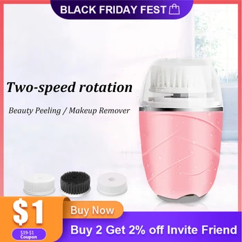 USB Rechargeble Electric Facial Cleansing Brush Waterproof Face Deep Pore Cleaning Massager Exfoliator Oil Dirt Blackhead Remove
USB Rechargeble Electric Facial Cleansing Brush Waterproof Face Deep Pore Cleaning Massager Exfoliator Oil Dirt Blackhead Remove