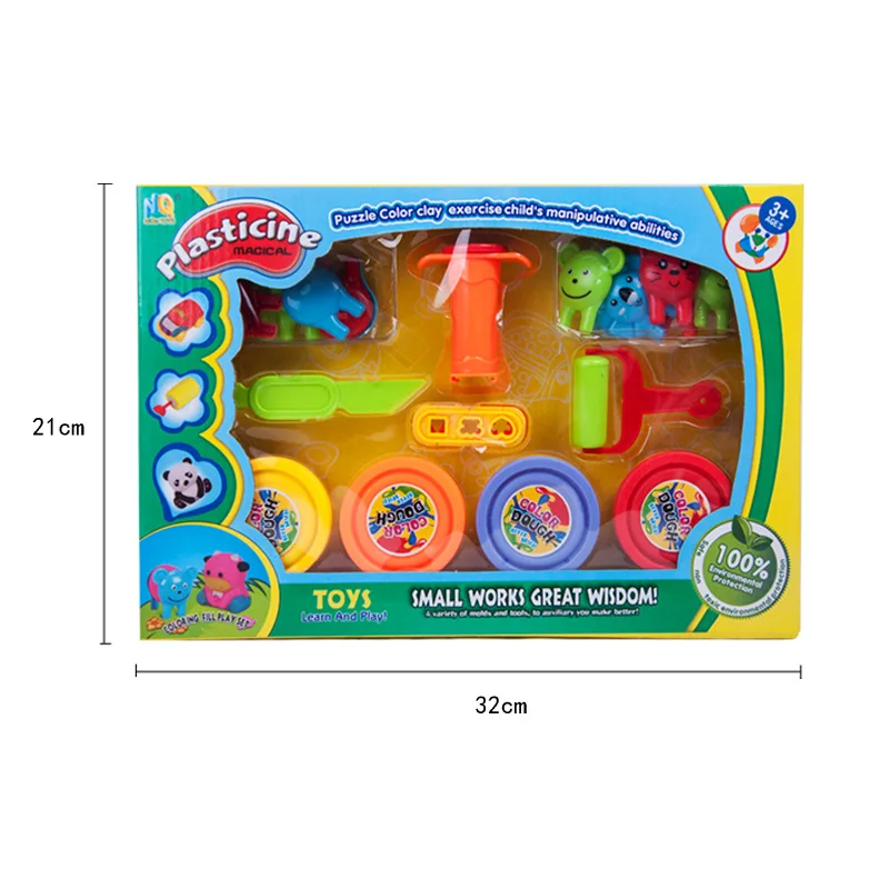 3D Colored Clay DIY New Products Set Environmentally Friendly chao qing ni Kindergarten Modeling Clay Children'S Educational Toy
3D Colored Clay DIY New Products Set Environmentally Friendly chao qing ni Kindergarten Modeling Clay Children'S Educational Toy