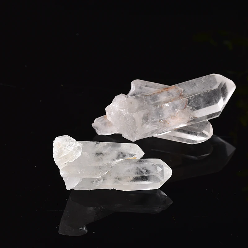 100% Natural White Crystal Cluster Irregular Quartz Healing Stones Reiki Stones Crystal Point Specimen Home Decor Raw Crystals