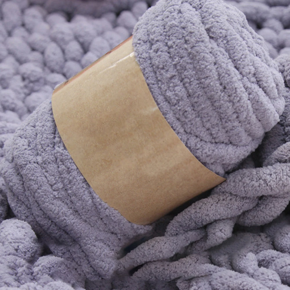 Высококачественная теплая шерстяная пряжа из синели для вязания детская вязаное